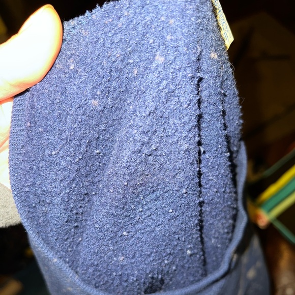 2/$30 Vintage Russell Athletic TN Navy Cropped Raw Hem Long Sleeve Pullover XL - Picture 12 of 12